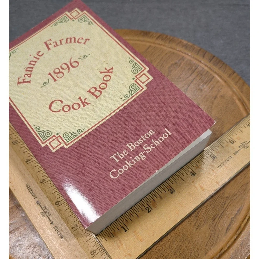 1996 Commemorative Ed. Fannie Farmer Cookbook 1896 The Boston Cooking School‎ PB